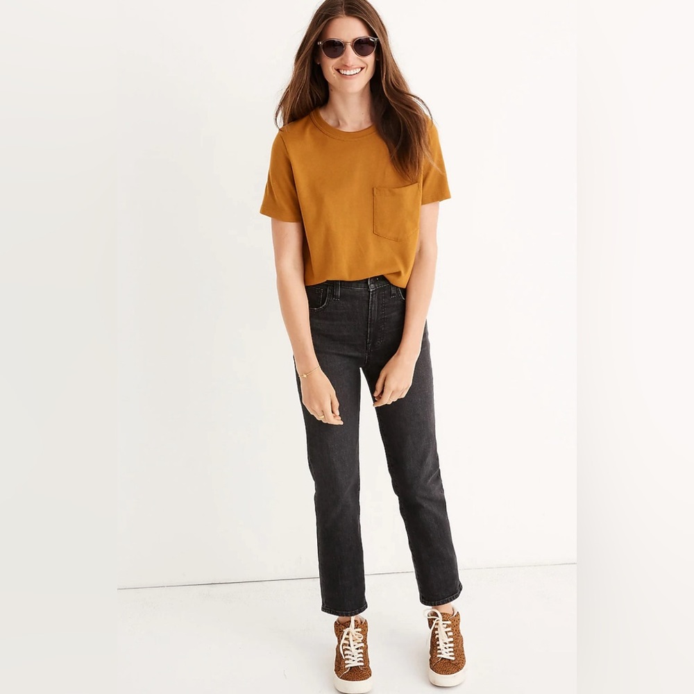 Madewell the perfect vintage cropped jean in summer wash size 31